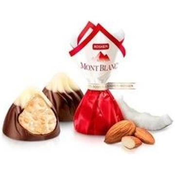 Konfektes Mont Blanc, ar kokosriekstu krēmu un man