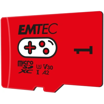 Emtec mSD 1TB UHS-I U3 V30 A2 Gaming Rouge