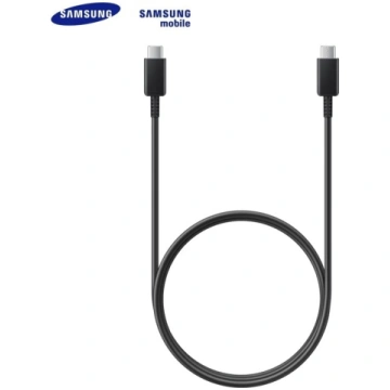 Uzlādes vads 8806090144028, USB Type C, melna krās