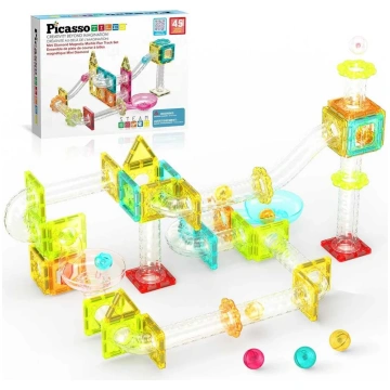 PICASSO TILES Magnetinis konstruktorius Marble Run