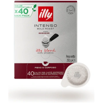 40 Cialde Compostabili Illy caffè Formato Convenie