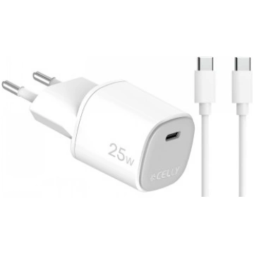CELLY UP TC 1 USB-C 25W + C TO C CABLE