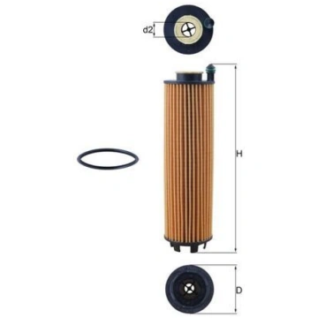 Eļļas filtrs MAHLE OX 1301D