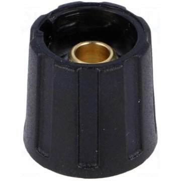 Knob | without pointer | ABS | Øshaft: 6mm | Ø16x1