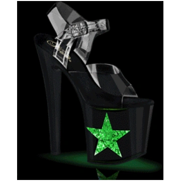 LED light platform 19 cm STAR exotic pole dance hi