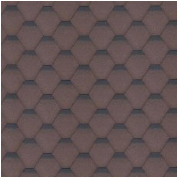 Technonicol Bitumena šindeļi Rock Hexagonal rombve