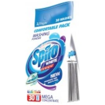 Veļas pulveris SPIRO white 2.1kg 116718
