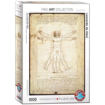 Puzzle Heye Leonardo da Vinci Vitruvius Man 1000 d