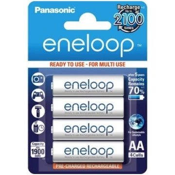 Panasonic Eneloop BK-3MCCE/4BE uzlādējami elementi