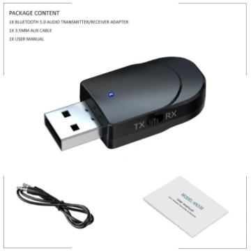 USB 5.0 bezvadu adapteris Bluetooth Dongle audio r