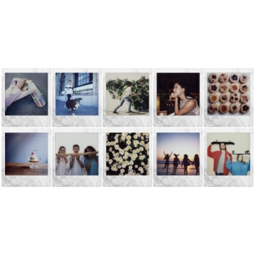 Fujifilm Instax Square 1x10 White Marble 536244