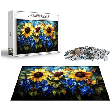 Puzzle Flower Puzzle 2000 gabaliņu saulespuķu koka