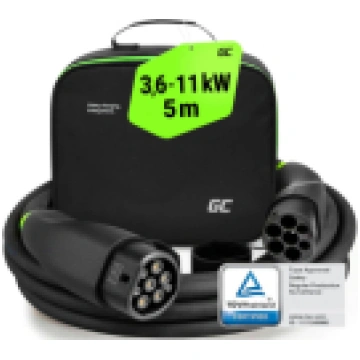 Elektroauto uzlādes kabelis Green Cell Snap Type 2