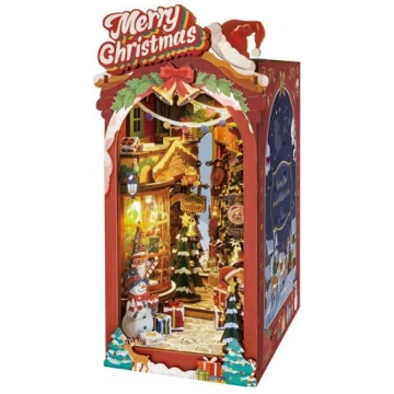 Mini māja 3D konstruktors Robotime Christmas Stree
