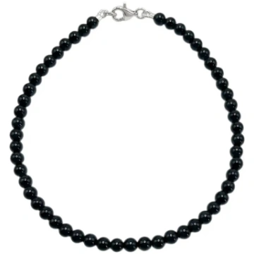 Jane Koenig - Bead Anklet Onyx - izmērs ONE SIZE