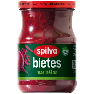 Bietes marinētas SPILVA, 580ml - 450-08045
