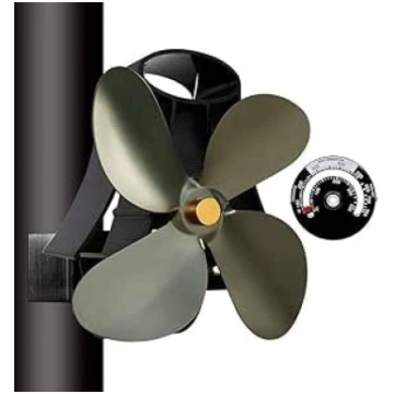 QJUZO ar siltumu darbināms plīts ventilators kamīn