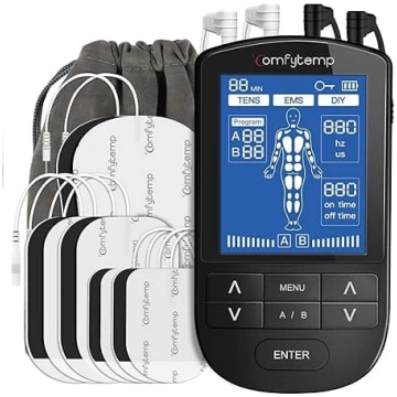 Comfytemp K6106 4 kanālu 8 elektrodu TENS/EMS/DIY 