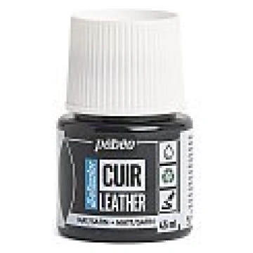 Krāsa ādas izstrādājumiem "Setacolor" , 45ml, meln
