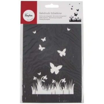 Sietspiedes trafarets "Spring", A5, 1 trafarets + 