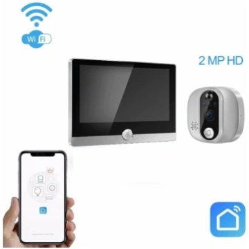 Digitālā durvju actiņa W1 WIFI Inovo