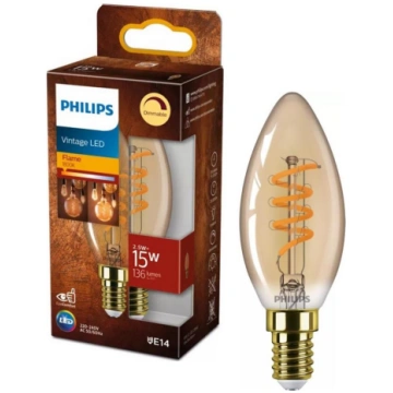 LED dimmējama spuldze VINTAGE Philips E14/2,5W/230