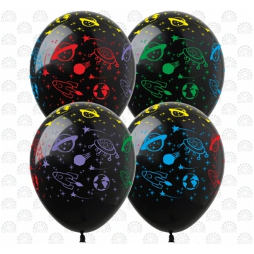 30 cm lateksa balons "Kosmoss" - 1 gb. Art Show DM