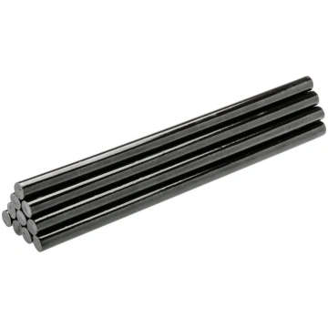 Hogert līmes stieņi HT2C138, 250mm, 12 gab., melni