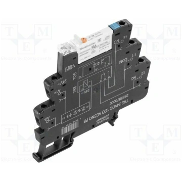 Relay: interface; SPDT; for DIN rail mounting; TRS
