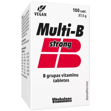 VITABALANS Multi-B Strong tabletes, 100 gab