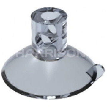 Transparent suction cups with hole 30mm pack of 10