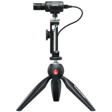 Shure MV88+ VIDEO KIT melns galda mikrofons