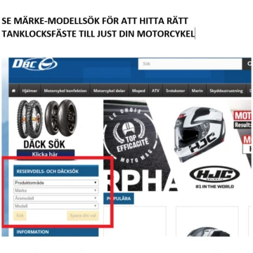 Givi Specific metal flange for fitting the TankLoc