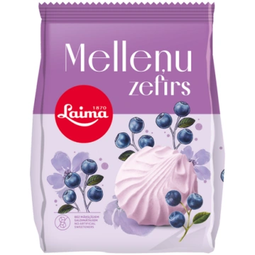 Zefīrs melleņu LAIMA, 200g