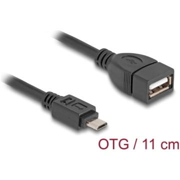 Delock USB 2.0 OTG Cable Type Micro-B male to Type