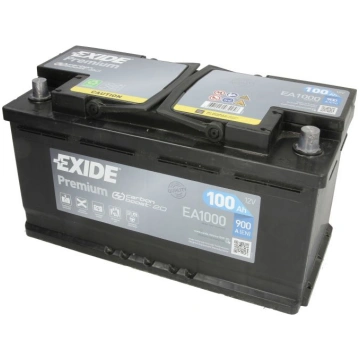 Akumulators EXIDE EA1000 100Ah/900A PREMIUM (Labai