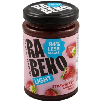 LIGHT Strawberry 230 g ievārījums 230 g RABEKO