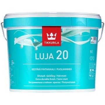 Tikkurila LUJA 20 pusmatēta krāsa sienām, griestie