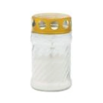 GERALDA Candle white Ø6x11cm Svece 36S19BA-GERALDA