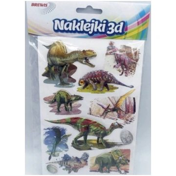 Craft with Fun Naklejki 3D dinozaury MIX 536588
