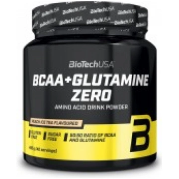 BCAA + Glutamine Zero, Peach Ice Tea - 480g BioTec
