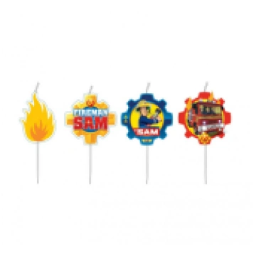 Mini candles "Fireman Sam 2"