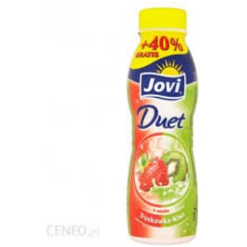Jogurta dzēriens JOVI Duet Zemeņu-Kivi, 350 g