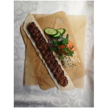 Liellopu gaļas ļuļa kebabs