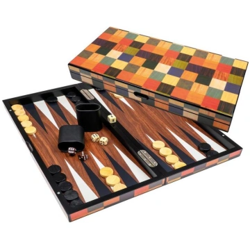 Philos Backgammon Fourni, large, magnetic lock nar