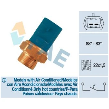 FAE 36260 Termoslēdzis, Radiatora ventilators