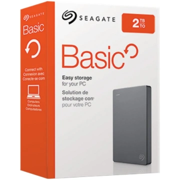 Ārējais HDD disks SEAGATE|Basic|2TB|USB 3.0|STJL20