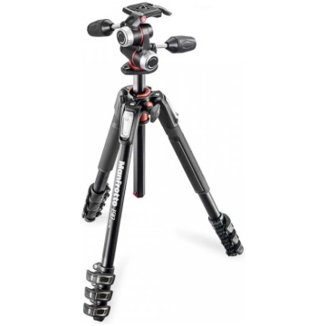 Statīvs Manfrotto 190 ALU 4sec.kit 3W head