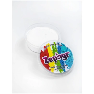 ZEPHYR kinētiskais zefīra plastilīns 150G (BALTS)