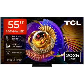 TCL C7L, 55"", 4K UHD, SQD-Mini LED, melna - Telev